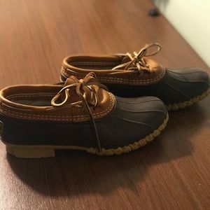 L.L.Bean Rubber Moc Duck Boots, Women’s Size 9